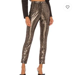 superdown Darla High Waisted Pants in Snake